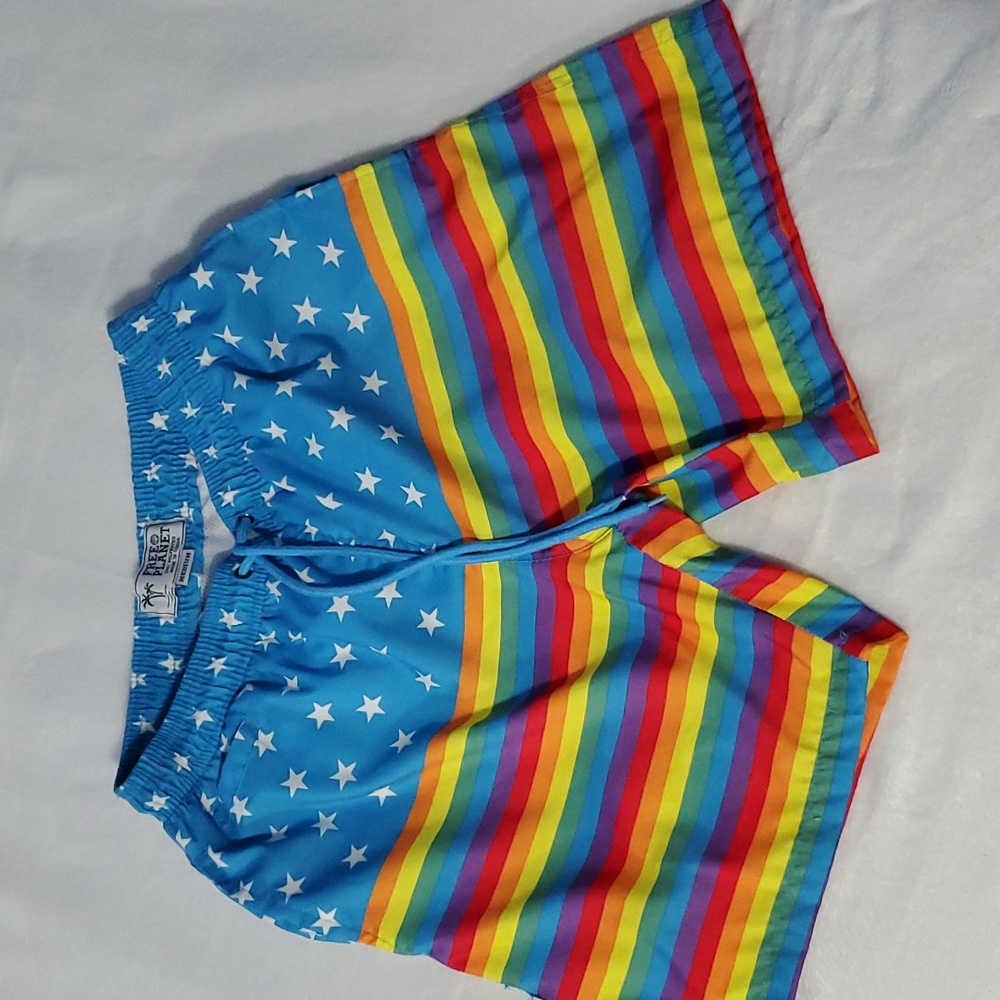 Free Planet Stars and Stripes Swimming Trunks Size M